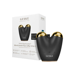 Geske Micro Current Face-Lifter 6 In 1 Black & Gold